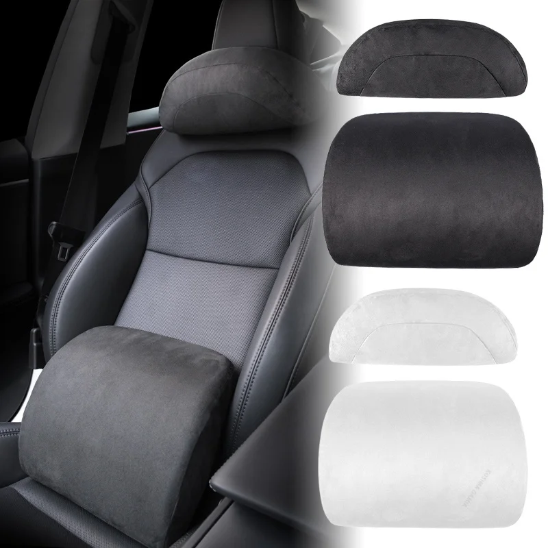 For Tesla Model Y/3 Car Neck P - đánh giá và giá Memory Foam Car Neck Pillow Lumbar Support