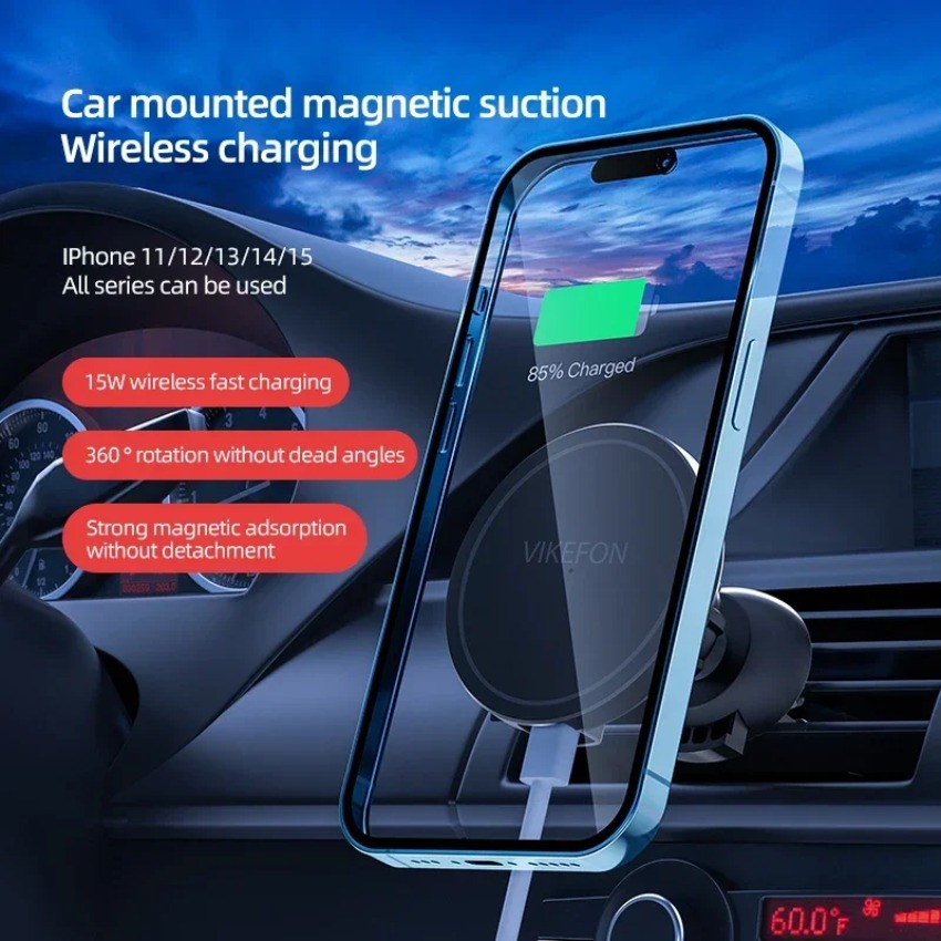 Car Wireless Charger Magnetic  - đánh giá và giá Magnetic Phone Holder For Car Vent