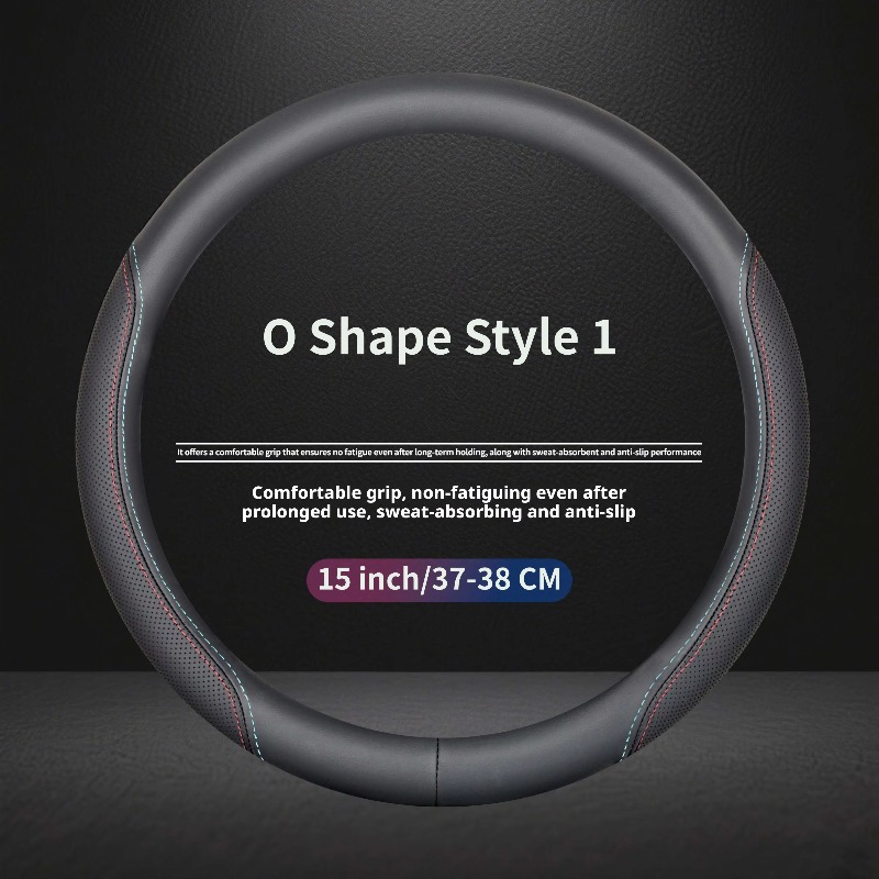 Nappa Leather Universal Steeri - đánh giá và giá Car Steering Wheel Cover Anti Slip Breathable