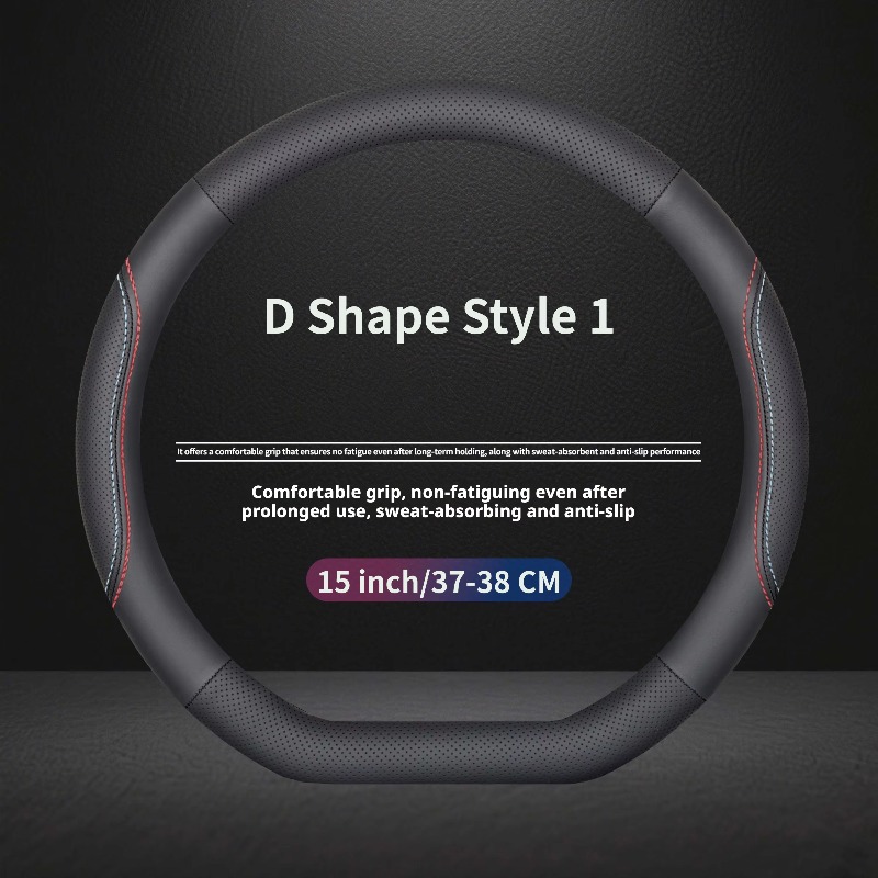 Nappa Leather Universal Steeri - đánh giá và giá Car Steering Wheel Cover Anti Slip Breathable