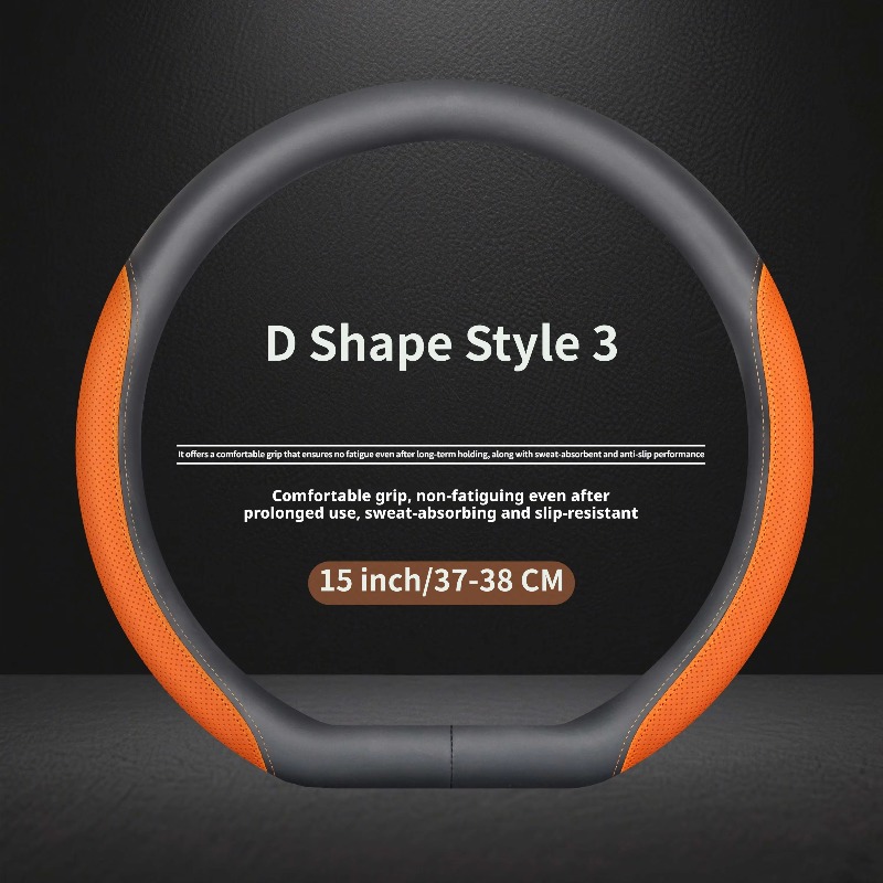 Nappa Leather Universal Steeri - đánh giá và giá Car Steering Wheel Cover Anti Slip Breathable
