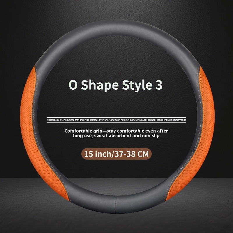 Nappa Leather Universal Steeri - đánh giá và giá Car Steering Wheel Cover Anti Slip Breathable