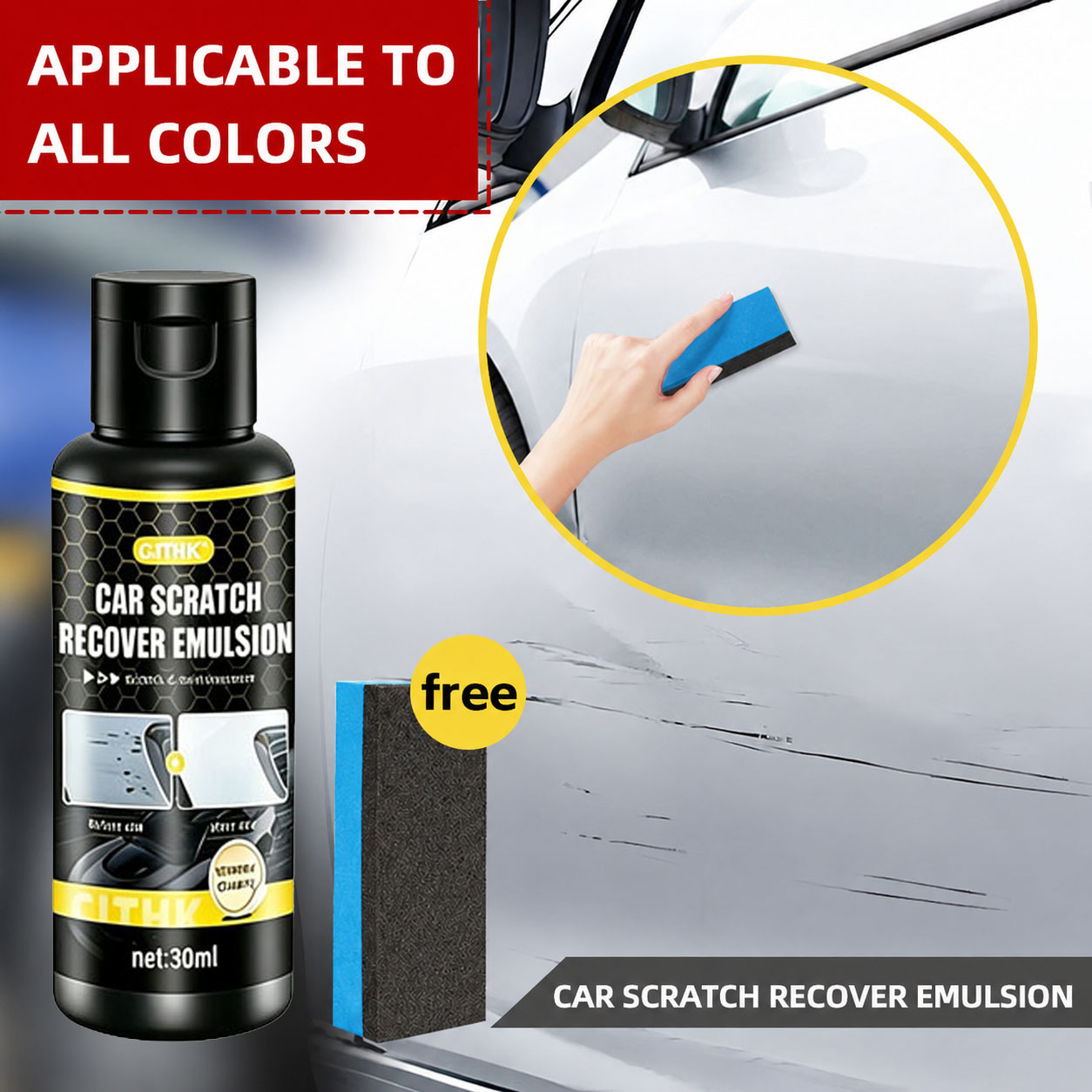 Car Scratch Remover Anti Scrat - đánh giá và giá Car Scratch Repair Polishing Wax Paste