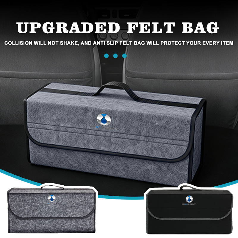 For Denza Foldable Felt Car Tr - đánh giá và giá Car Trunk Organizer Foldable Storage Box